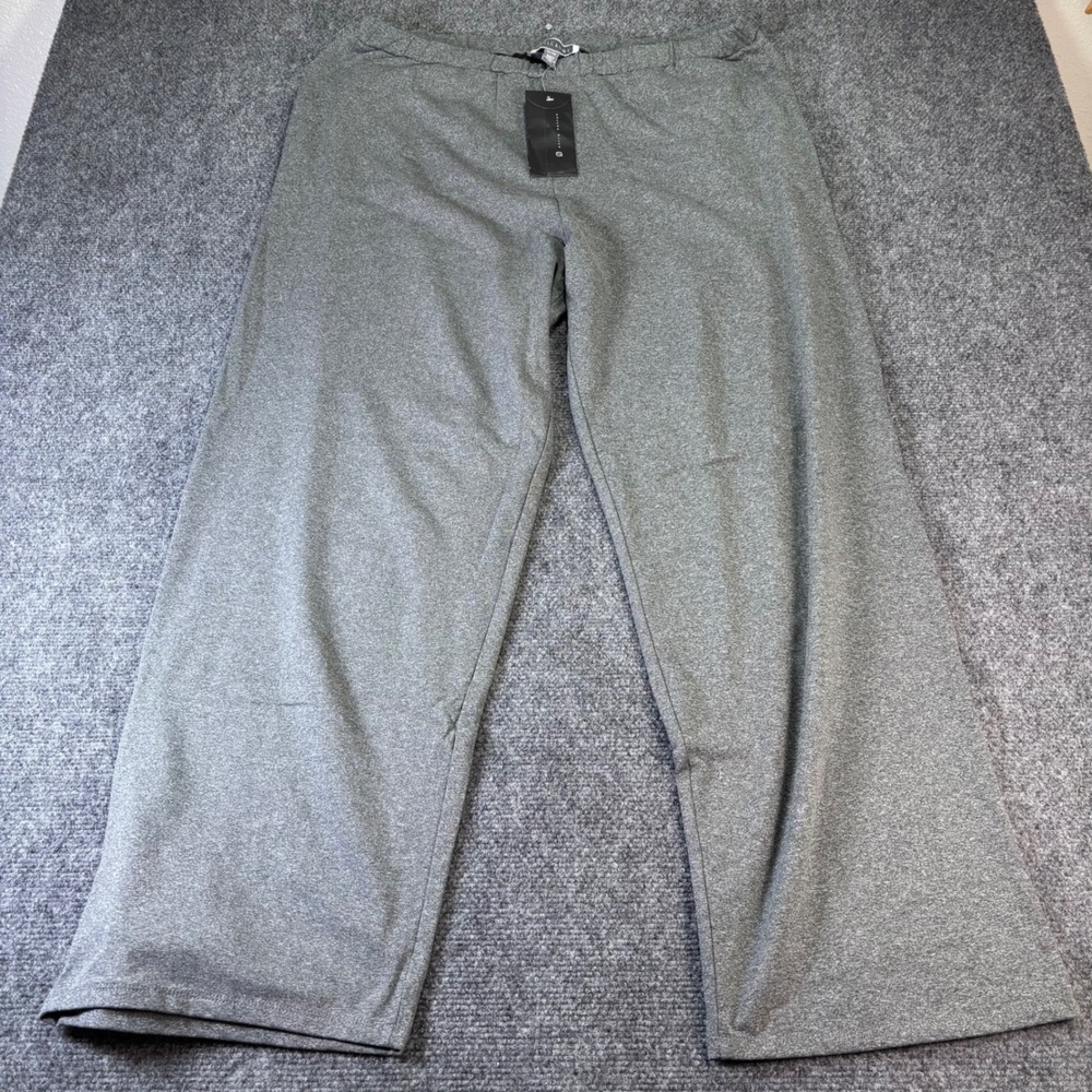 Guillaume Wide Leg Lounge Pants Men's XL Gray Heathered Stretch NWT Casual‎